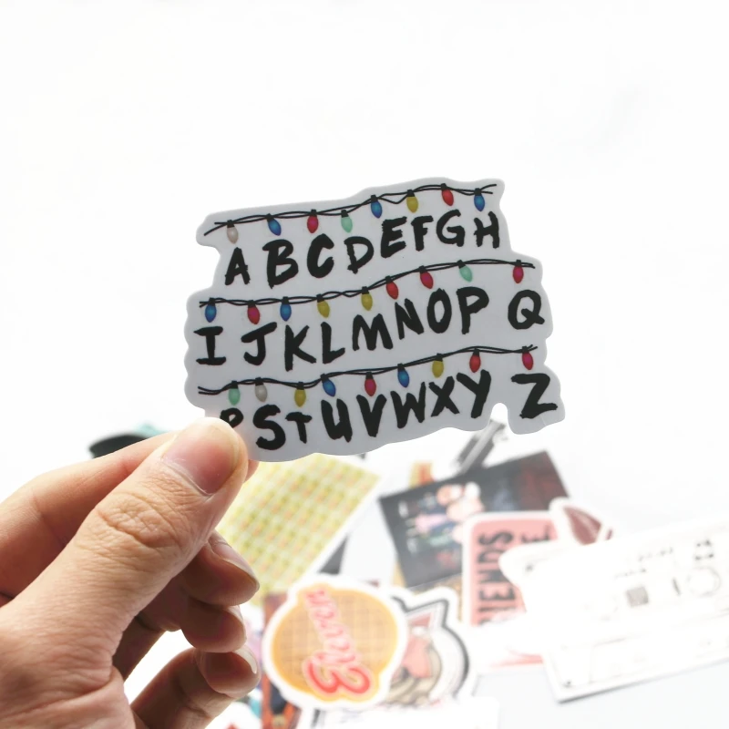 Наклейки очень странные дела 54 шт./лот американский мультяшный фильм для