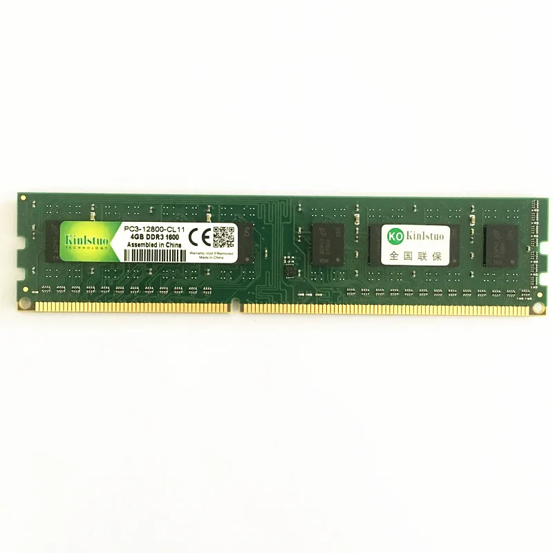 Kinlstuo Rams ddr3 8 ГБ 4 2 Гб 1600 МГц/1333 МГц PC12800/10600 память для настольного компьютера
