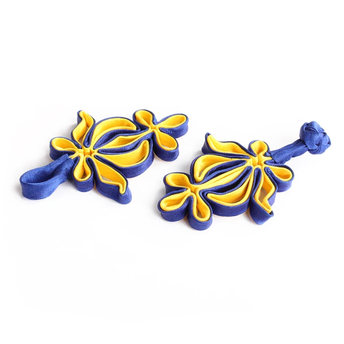 Ручная работа Орхидея традиционная китайская пуговица для танга костюм платье