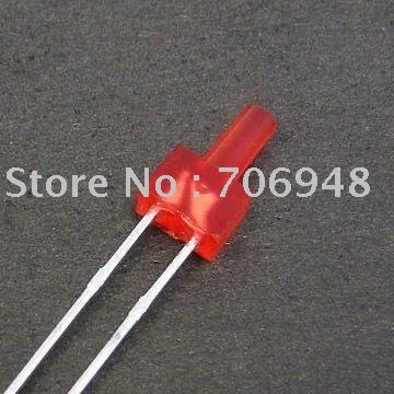 Плоский Топ 2 мм башня красный светодиод|red led diode|led diodered |