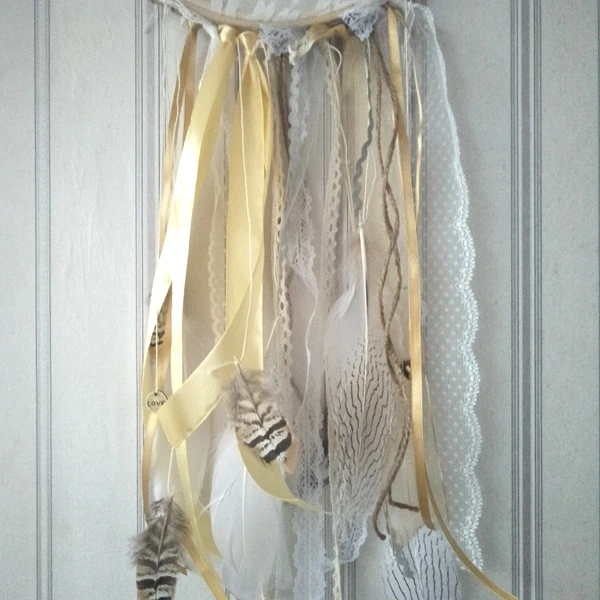 Потертый шик сарай Свадебная вечеринка Висячие ловушки снов многоразовые