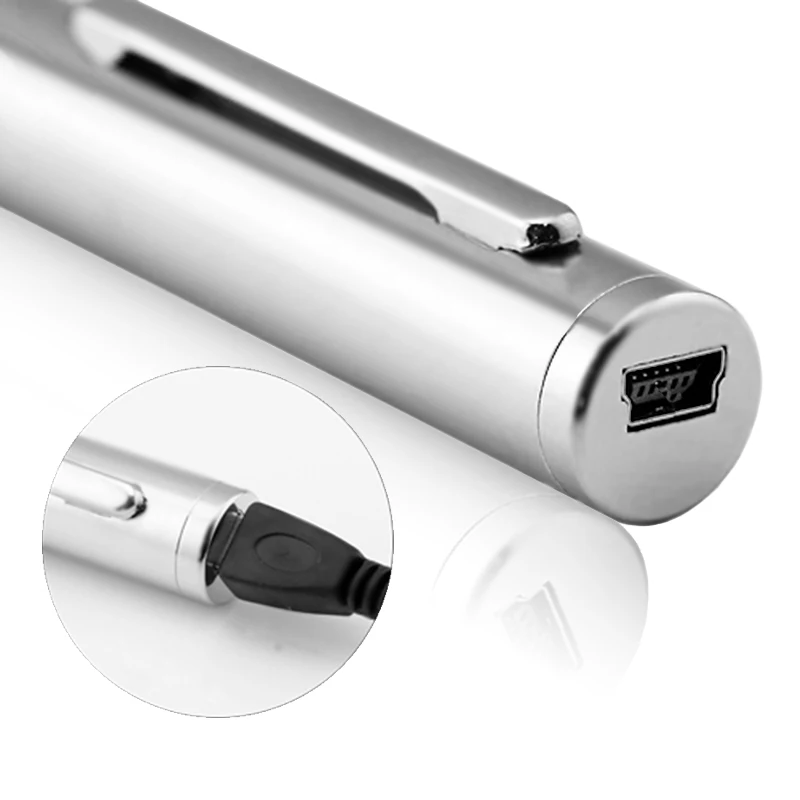Красная лазерная ручка CWLASER 200 мВт нм из нержавеющей стали с USB-зарядкой и