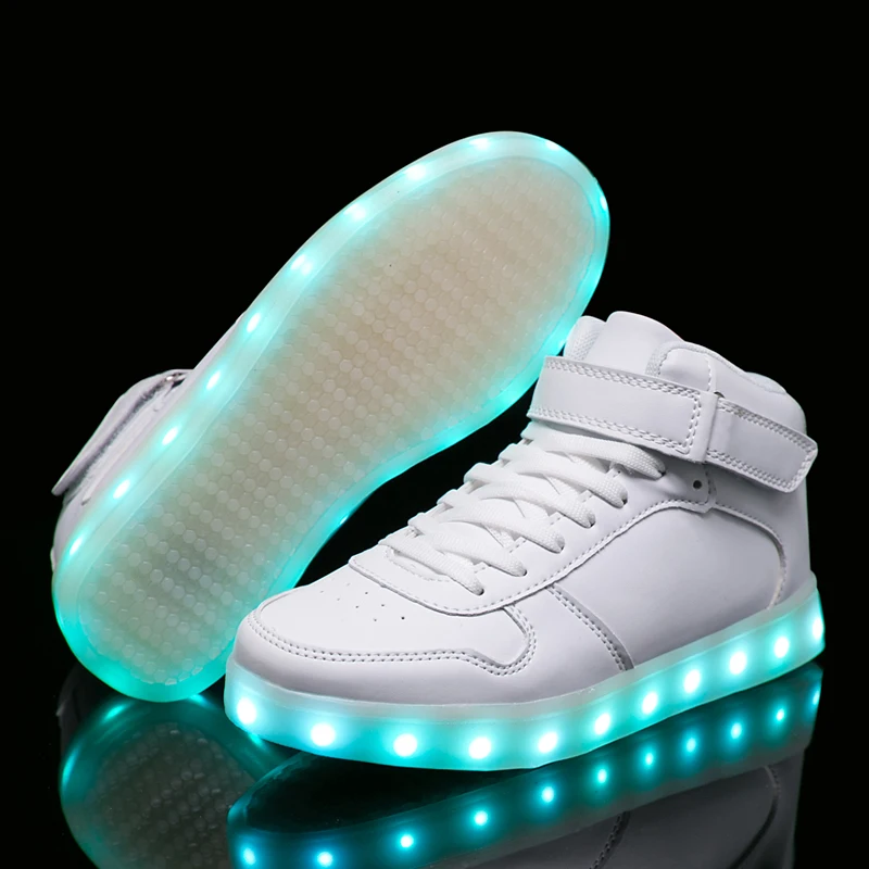 Светящиеся кроссовки со светодиодной светильник кой 26-40 дюймов | Детская одежда и