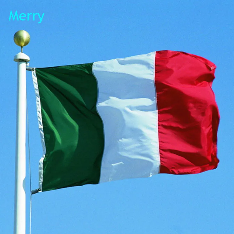 Italy Национальные флаги, баннеры 150x90 см флаг страны из полиестера из Германии, Испании, Франции, Испании - Цвет: Italy