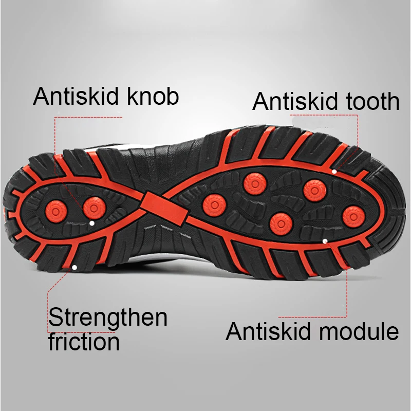 Мужская Рабочая безопасная обувь уличная рабочая со стальным носком мужские