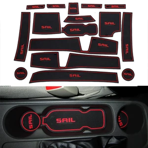 Для Chevrolet Парус 3 2015 автомобиля анти-скольжение двери автомобиля слот латексные ворота паз нескользящий коврик для оформления интерьера вашего автомобиля, чашка Подушка автомобиля-Стайлинг 16 шт