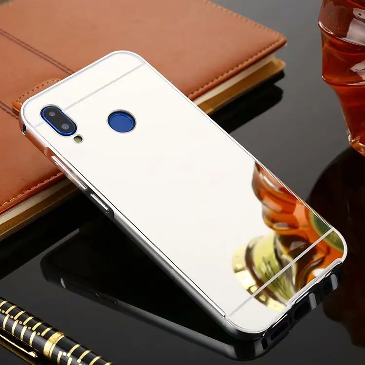 Для Xiaomi Redmi 6A ультра легкий металлический корпус с алюминиевой оправа из сплава, зеркальная задняя крышка для Xiaomi Redmi 6 Pro Redmi Note 7 Чехол