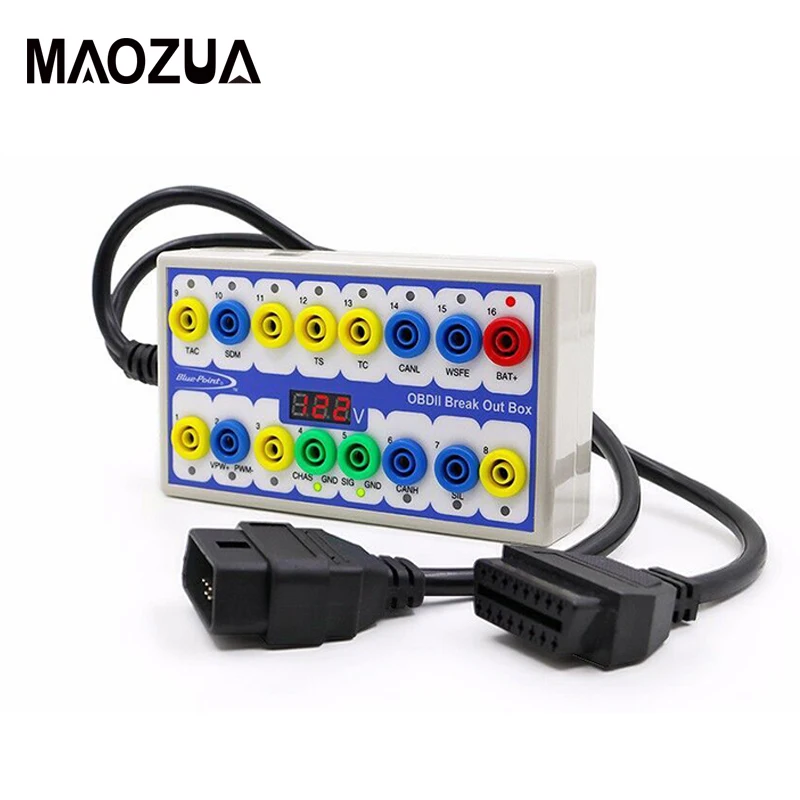 

Maozua OBDII OBD2 коммутационной панели автомобиля OBD 2 вырваться из окна автомобиля протокол детектор авто может Тесты коробка автомобильный разъ...