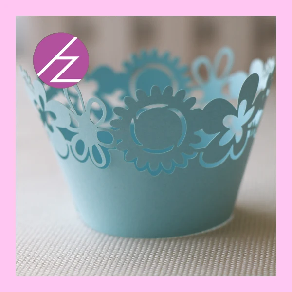 50 шт. винтажные обертки для капкейков с лазерной вырезкой | Дом и сад