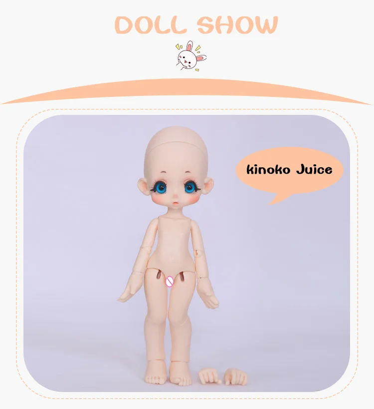 BJD SD Kinoko Juice Kiki 1/6 прекрасная утка Ree одна дополнительная рука YoSD тело Cocoriang модель игрушки для девочек Luts фигурки из смолы Oueneifs