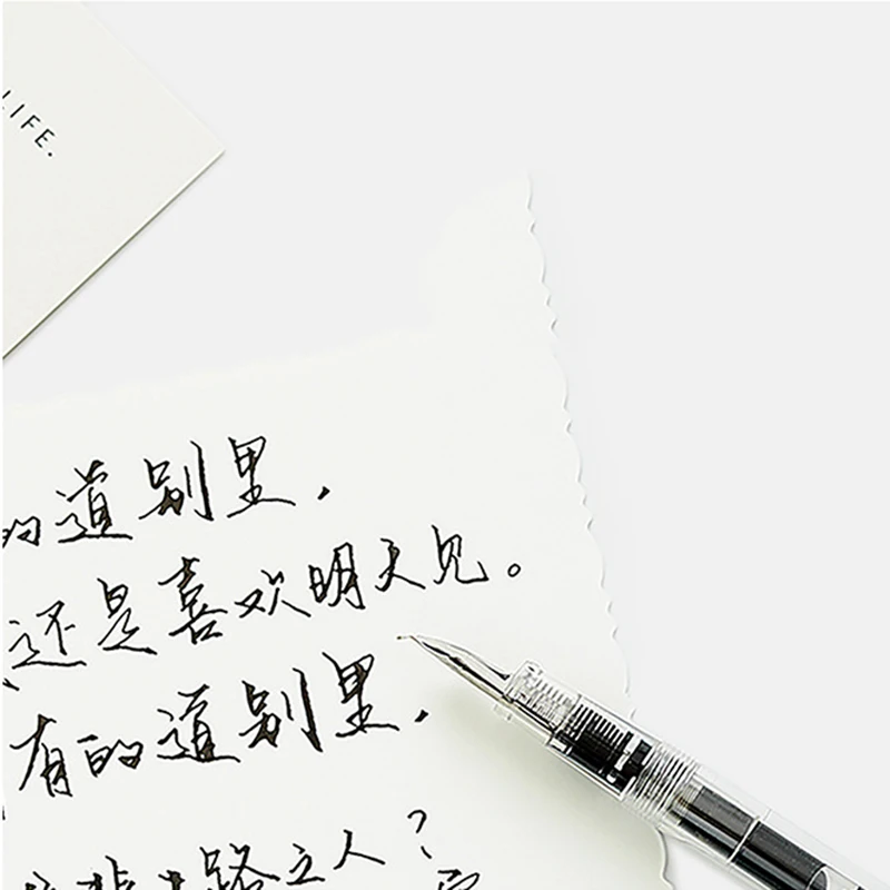 Креативные строительные прозрачные ручки роскошные маленькие письменные