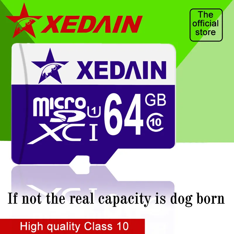 XEDAIN3 Бесплатная доставка карты памяти Micro SD microSD TF Mini Card 16 ГБ 32 64 Class 10 мобильные