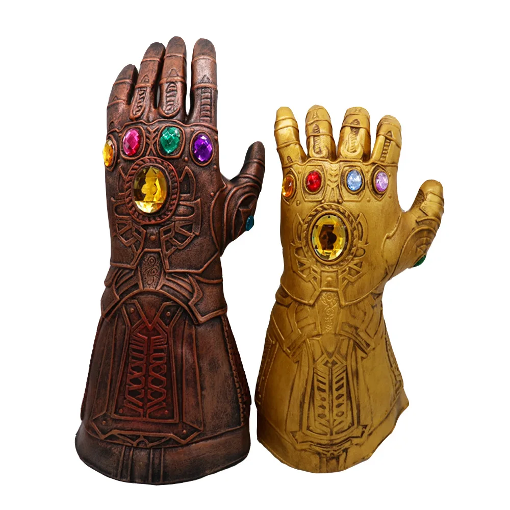 Мстители эндшпиль супергерой Marvel для косплея Железного человека рука Тони Старк Бесконечность рукавицы танос драгоценный камень Перчатки Латексные движения палец перчатки