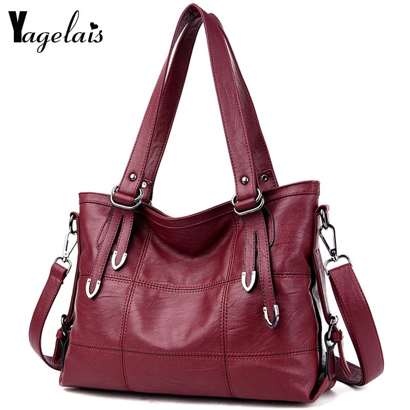 

Brand Casual Leather Clutch Women Zipper Soft Handbag Solid Color Shoulder Bags Pu Women Crossbody Bags Versatile Women Bags