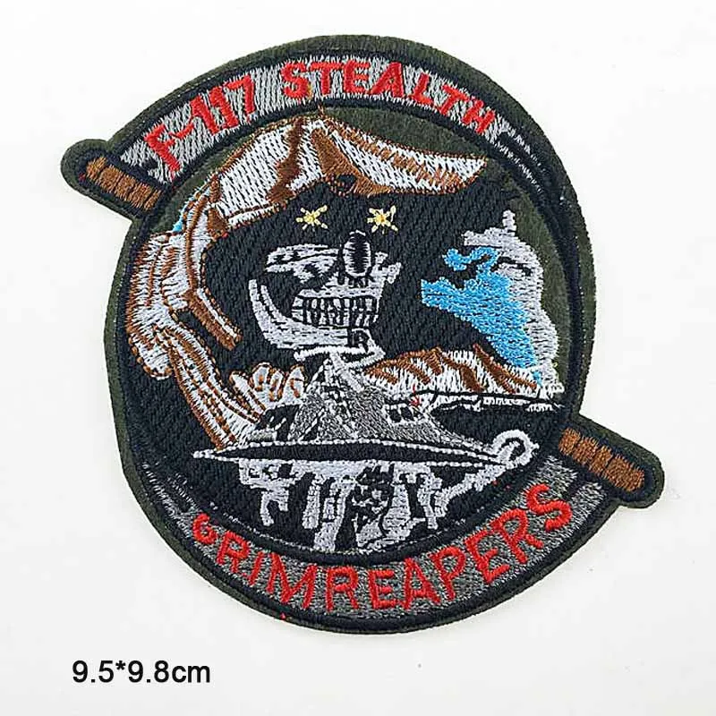 Полная Вышивка Tomcat США военный Железный на патч вышитая одежда патч для одежды Одежда Наклейки одежда - Цвет: mao zi gui