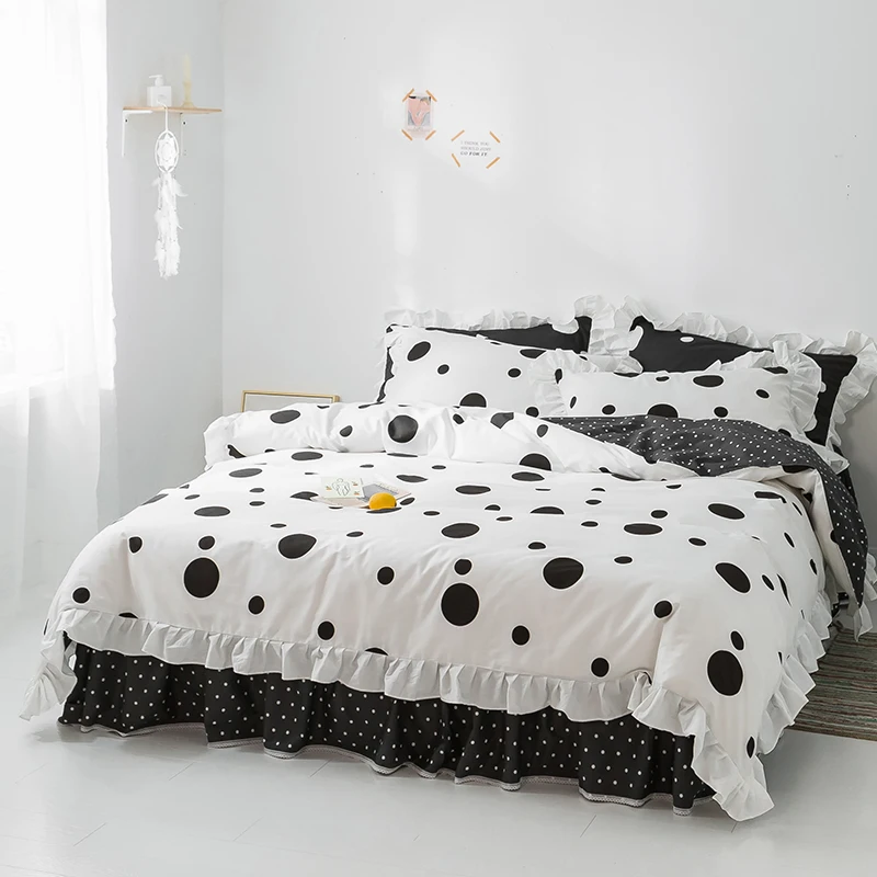 Комплект постельного белья принцессы роскошный комплект из 4 предметов с