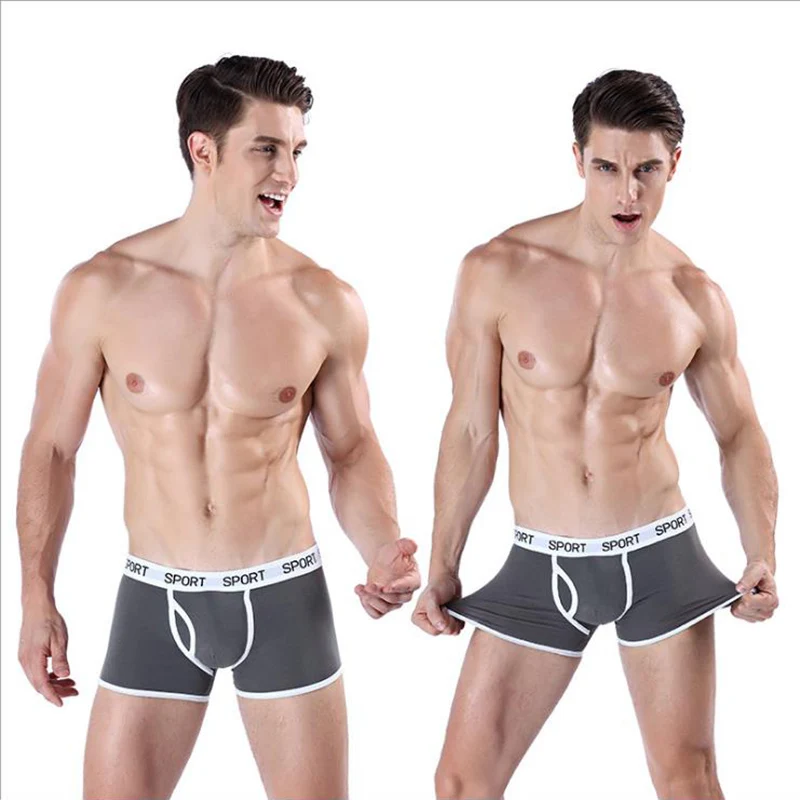 Боксеры, шорты, мужское нижнее белье, хлопок 365, Calecon, боксеры, Homme, Ethika, мужское нижнее белье, Кальвин, боксеры, шорты для мужчин - Цвет: Серый