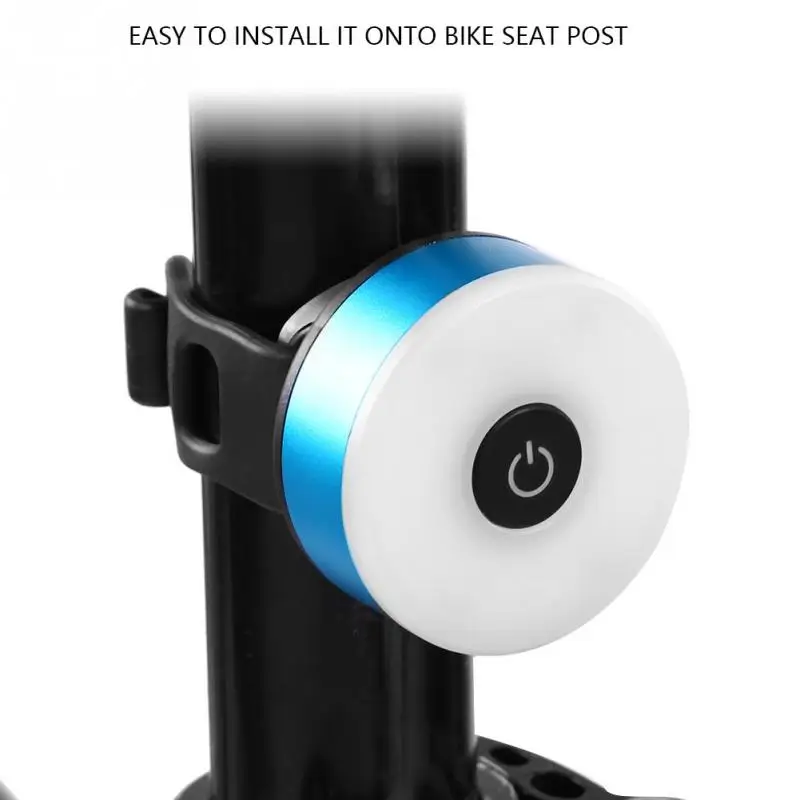 Велосипед хвост светильник USB Перезаряжаемые для велосипеда задний