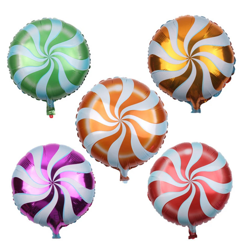 10 шт воздушные шарики в виде леденцов перечная мята свадебная фольга день