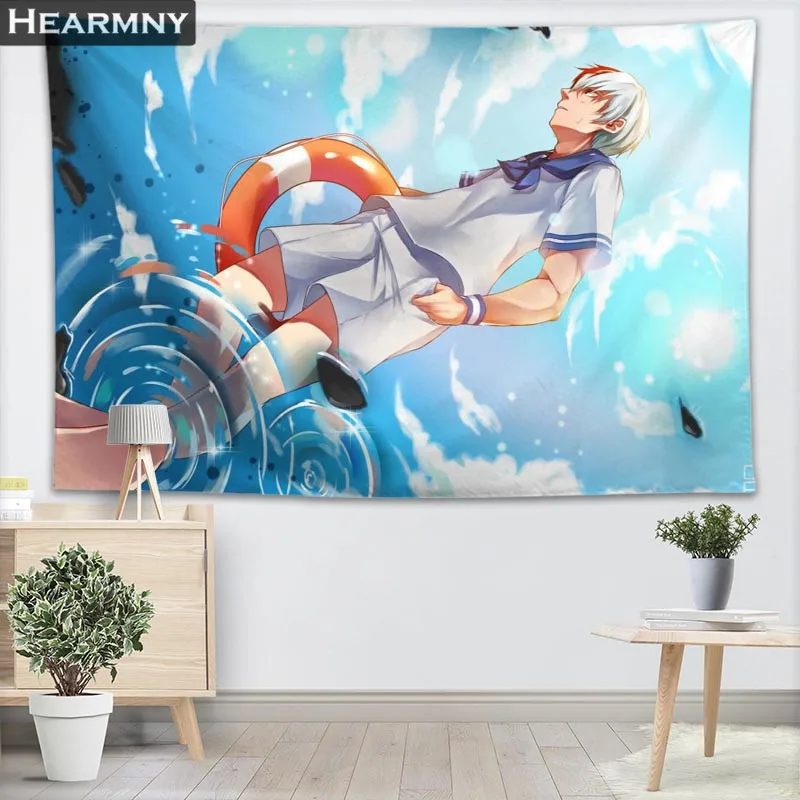 Настенный Гобелен BOKU no Hero Academy, простыни для дома, декоративные гобелены, пляжное полотенце, коврик для йоги, одеяло, скатерть, настенный гобелен - Цвет: 13