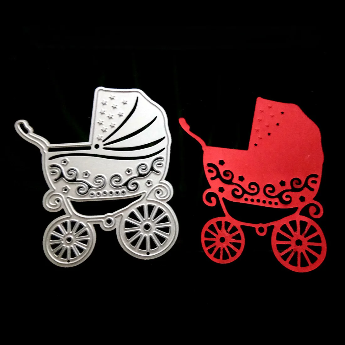 Металлические Вырубные штампы для детской каретки декоративные бумажные