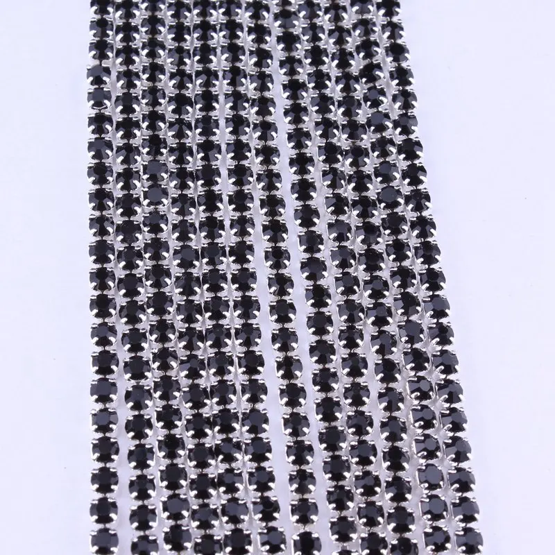 

Prajna Crystal Rhinestone Chain SS6 Rhinestone Sewing Dress Application Sew On Rhinestone Trim Accessories DIY Handcrafts Gifts