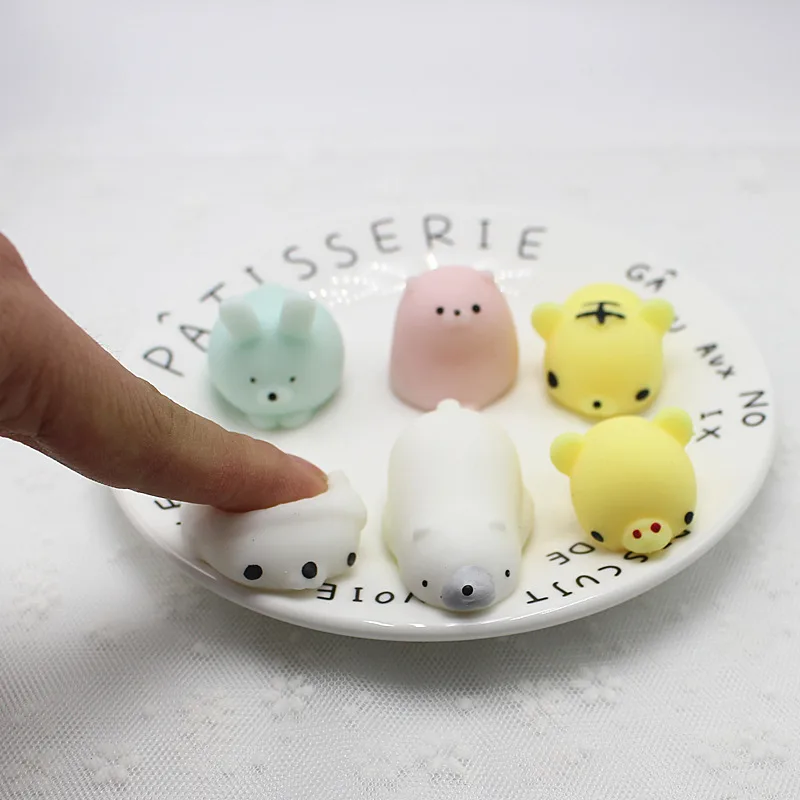 

Cute Funny Soft Simulation Cartoon Animal Antistress Toy Novelty Stress Reliever Gift squishy pet Decor for Children Gift