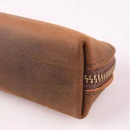 

Retro Genuine Leather pencil case for school boys girls pencil bag pencil-case school supplies pencil cases BD15