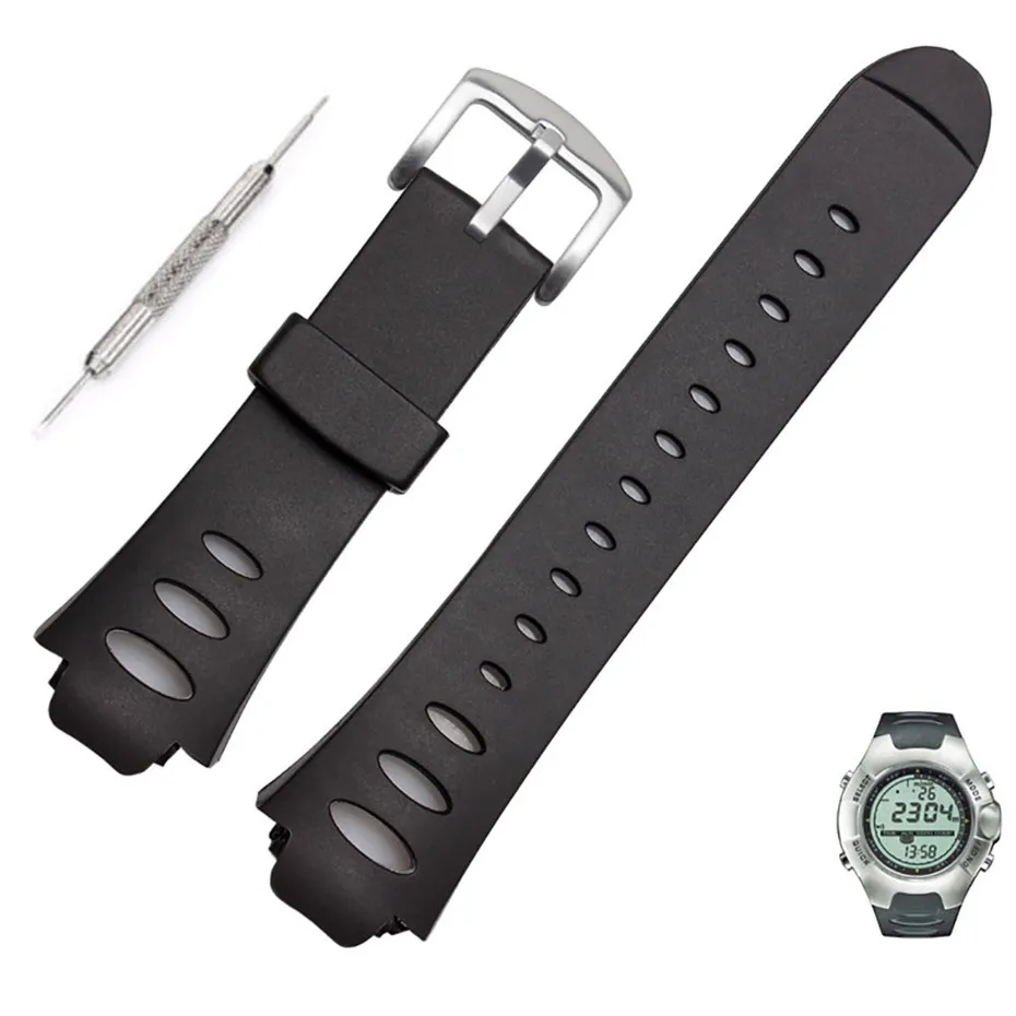 Ouhaobin новый роскошный резиновый ремешок сменный для часов SS0S4723000 SUUNTO Observator SR X6HRM