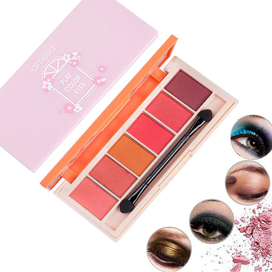 Тени для век Палитра легко носить тени матовые натуральные факторы Пластина