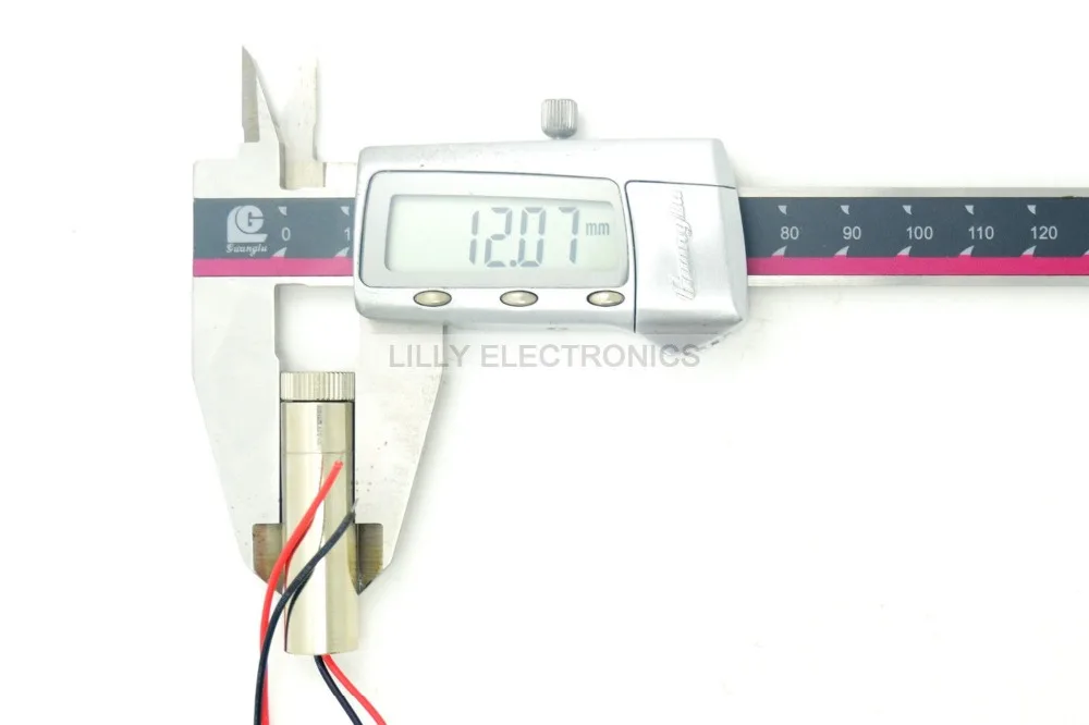 ИК 100 нм мВт Фокусируемый инфракрасный точечный диодный лазерный модуль DC 12*40 мм