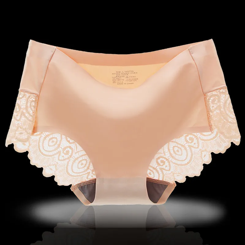 Женские сексуальные кружевные трусики из ледяного шелка женские дышащие мягкие