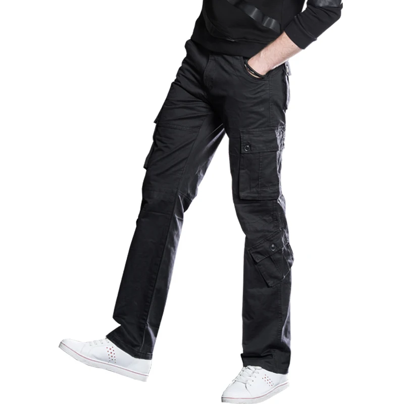 Высокое качество модные мужские повседневные брюки 2017 новые джоггеры Осень