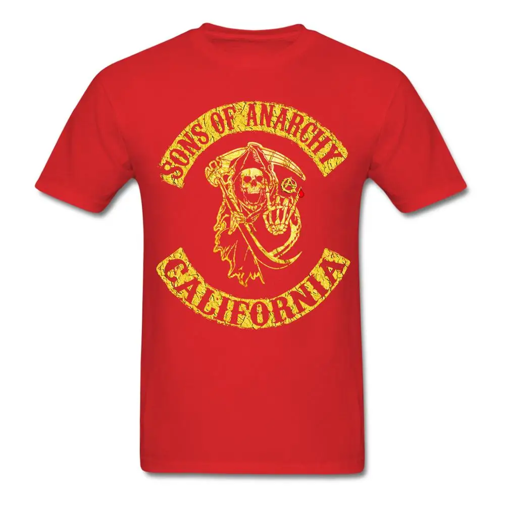 

Sons of Anarchy Gold Grim Reaper T Shirt for Man