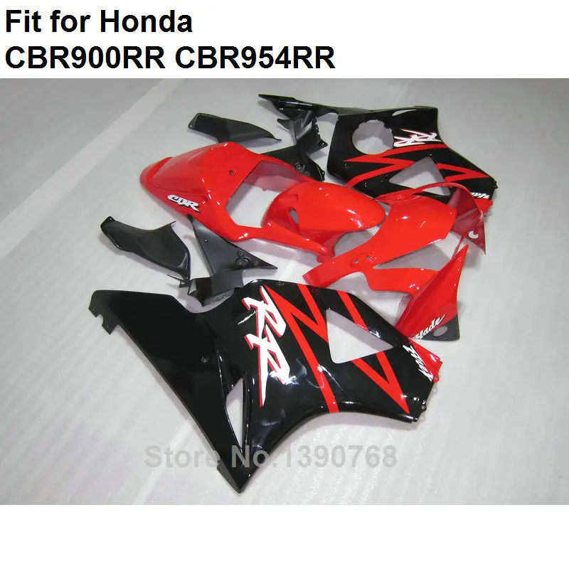 Комплект обтекателей для кузова Honda CBR954RR 2002 2003 серебристо-черный комплект CBR900RR CBR