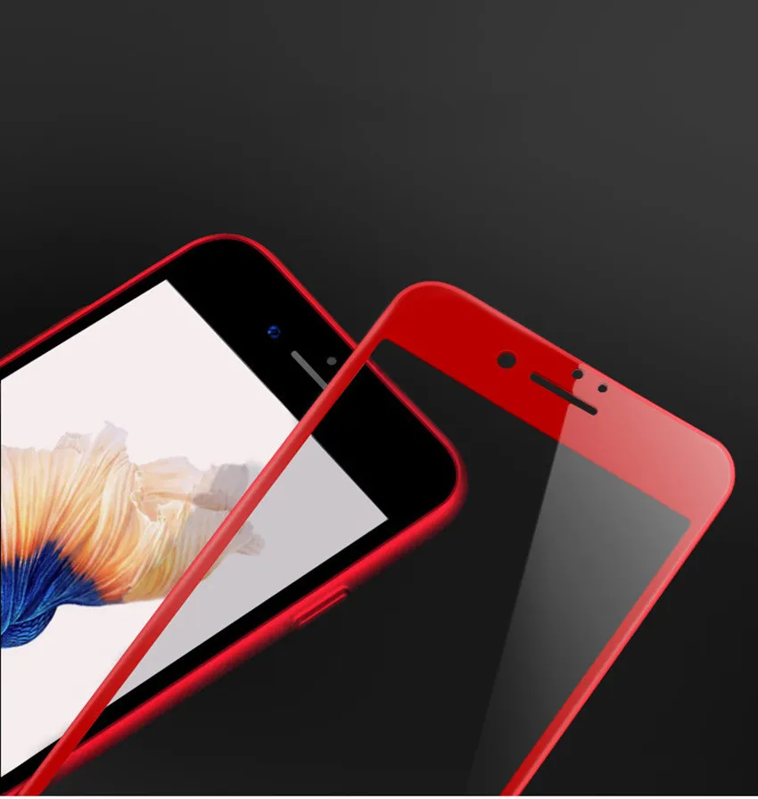 Закаленное Стекло мембраны Экран Плёнки Protector кожи чехол для iPhone 6 4.7 дюймов Plus 7
