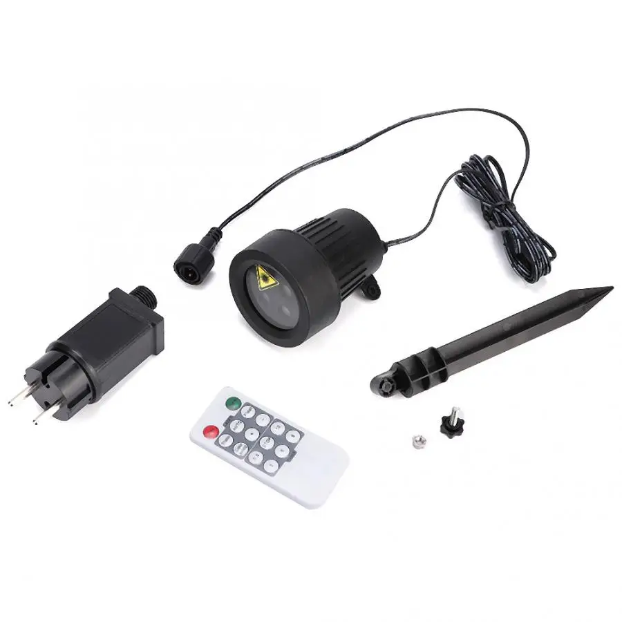 AC 100-240 V светодиодный RGB Звездный статический свет Outdoior проектор лампа для сада газон свет с пультом дистанционного управления