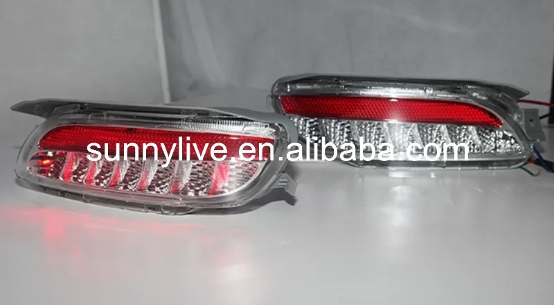 Для Lexus для RX330 RX350 светодиодный бампер свет красный, белый 2003-2009 год TW