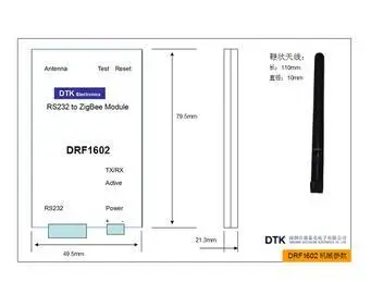 Бесплатная доставка! 1 шт. поворотный модуль Zigbee RS232/485 TI CC2530F256 Соглашение