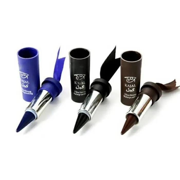 Синий Коричневый Черный 3 цвета жидкие тени для век одностойкие