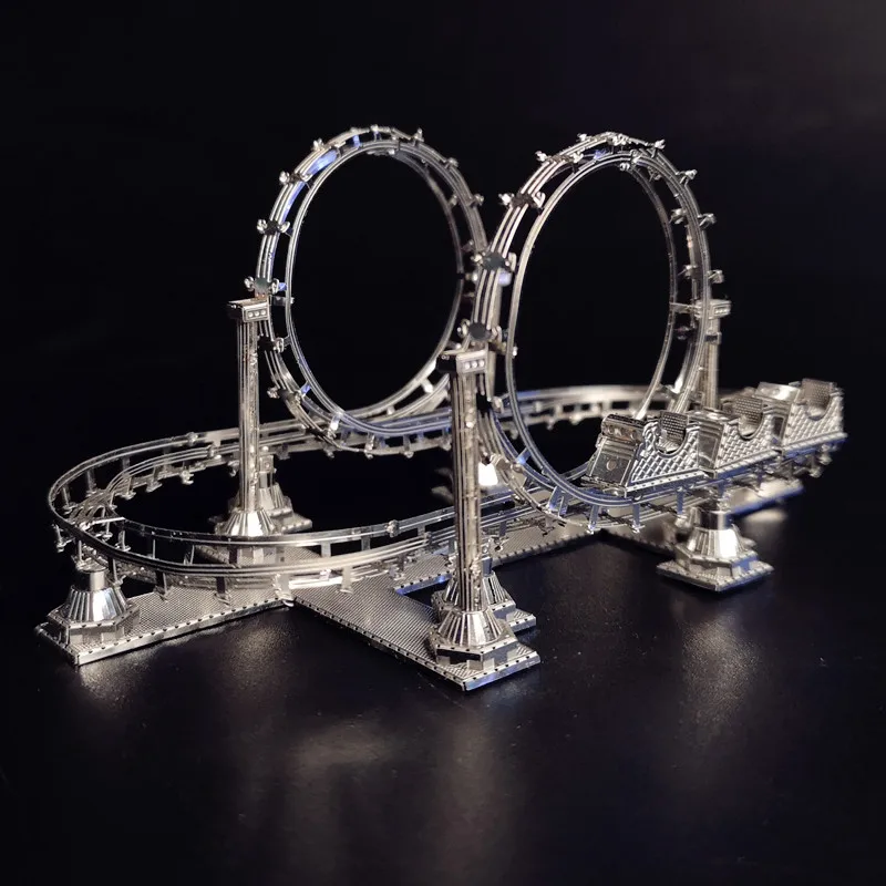 Горки HKNANYUAN 3D металлическая сборочная модель развлекательные объекты игрушки
