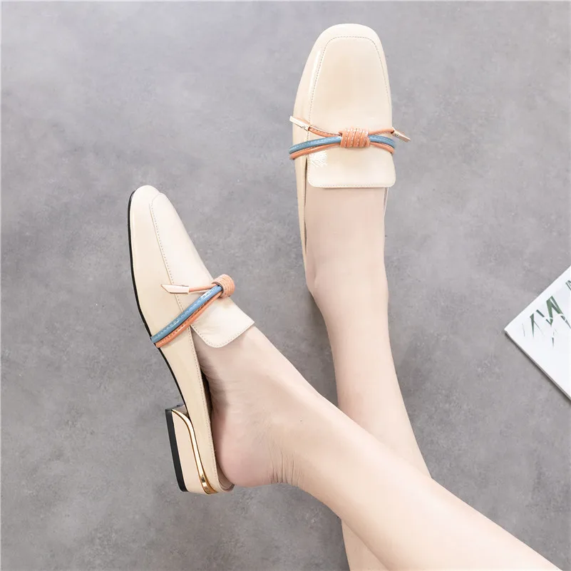 Женские туфли-лодочки FEDONAS элегантные туфли из натуральной кожи на квадратном