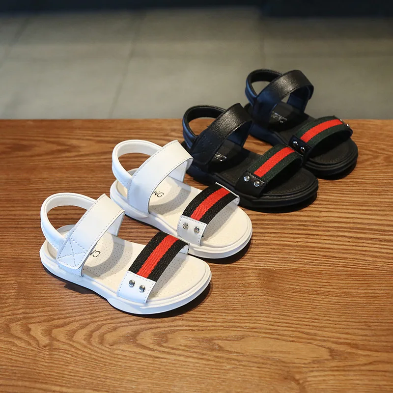Повседневные детские сандалии летняя пляжная обувь для маленьких мальчиков и