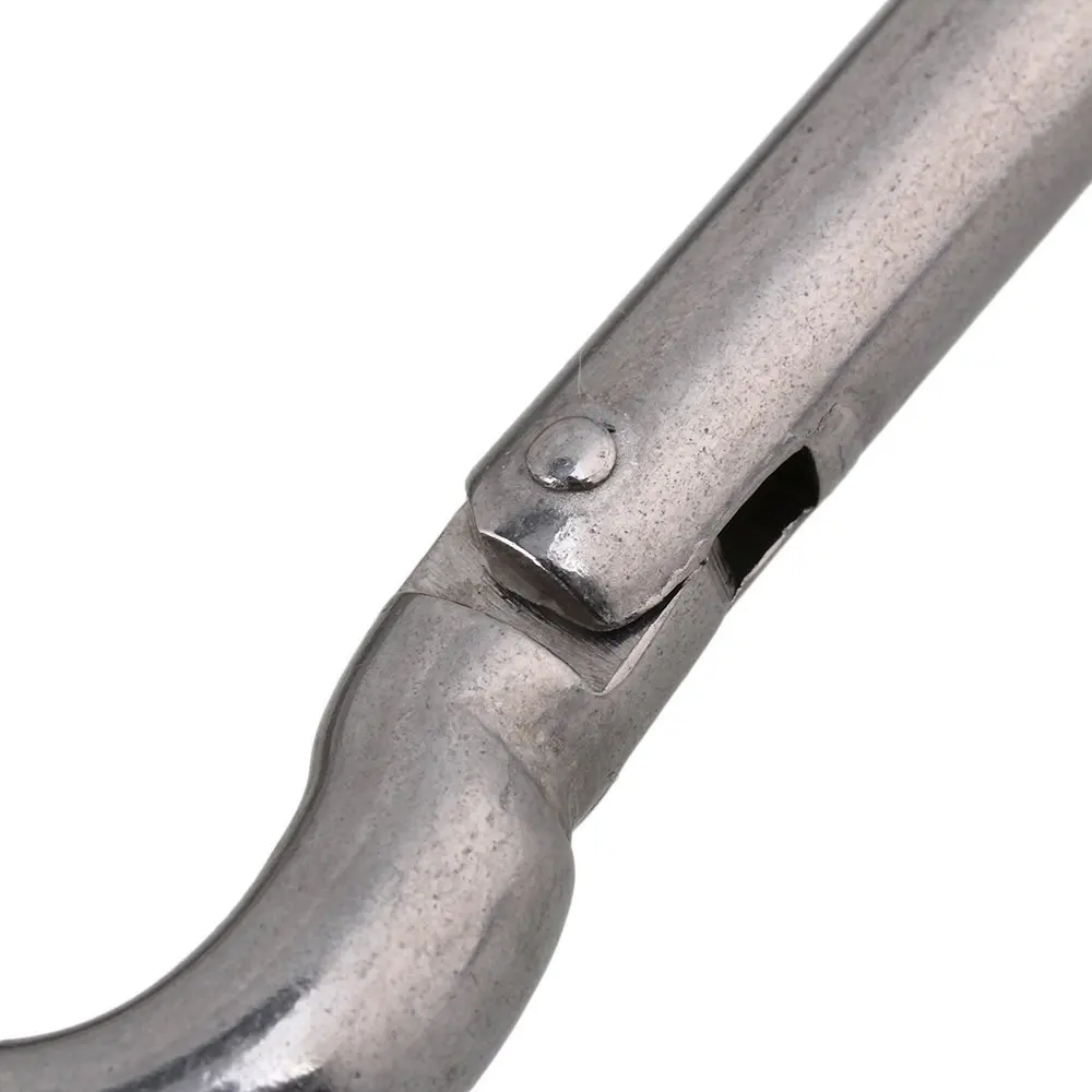 Многофункциональный карабин с пружинной застежкой из нержавеющей стали марки 304