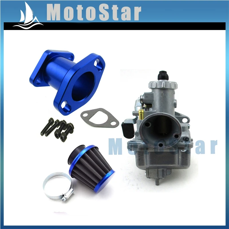Карбюратор Bule Racing Performance Mikuni VM22 3847 Carb Mainfold воздушный фильтр для Predator 212cc GX200 196cc Mini