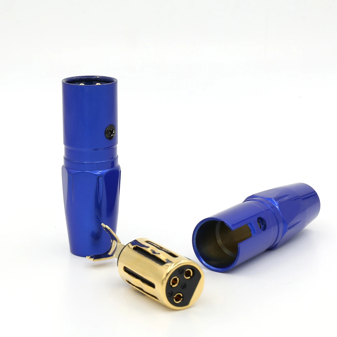 4 шт. Liton Позолоченный XLR аудио разъем для Hi Fi кабель|connectors for cables|connectors xlrconnectors gold |