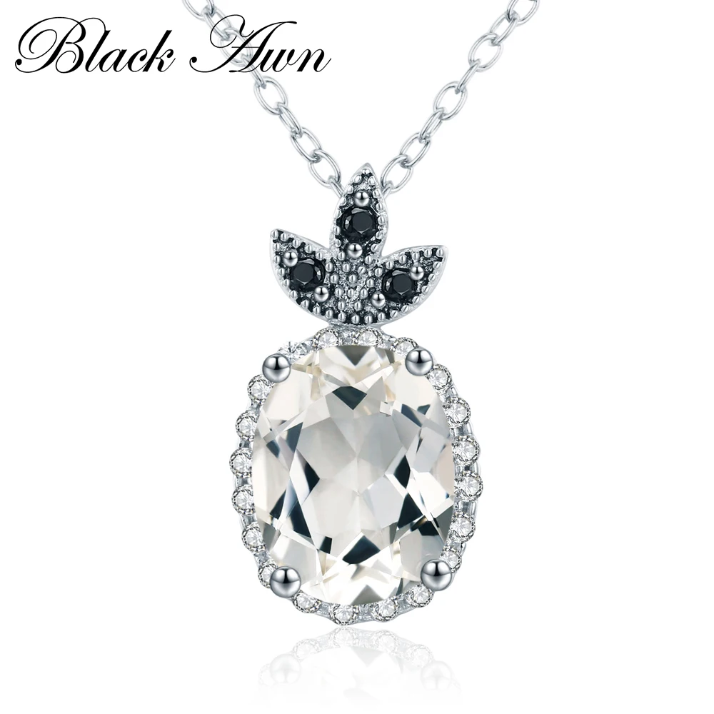 New Cute 925 Sterling Silver Fine Jewelry Trendy Pineapple Necklaces & Pendants for Women Bijoux En Argent 925 P044