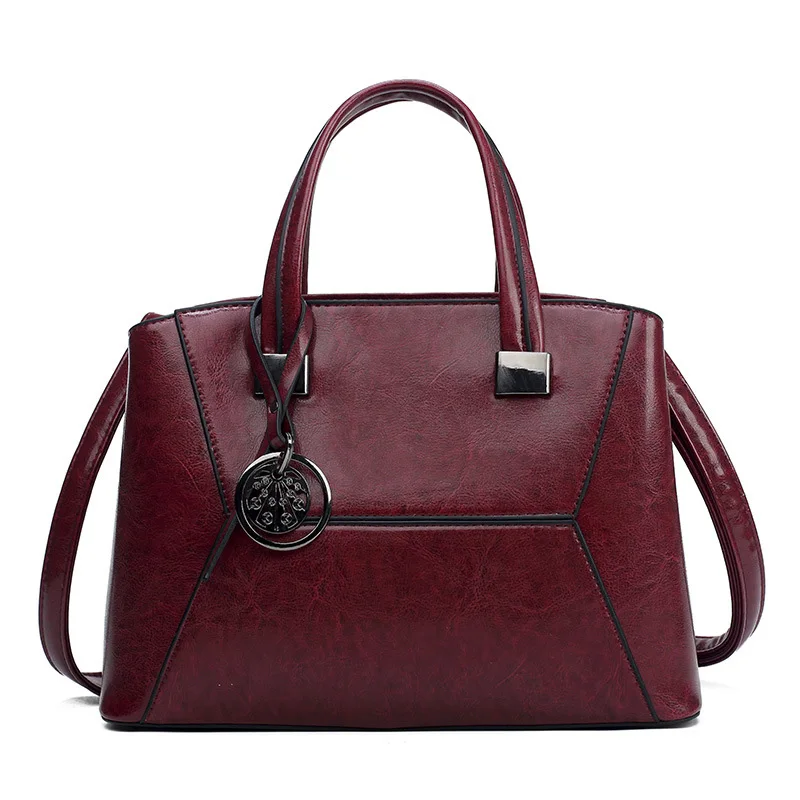Burgundy Tote Bags Женские сумки, женские роскошные сумки, женские сумки Дизайнерские Сумочки, высококачественные сумки через плечо для женщин, повседневные сумки с ручкой сверху - Цвет: Burgundy Tote Bags