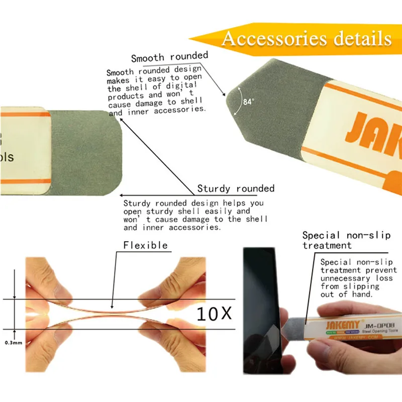 Jakemy JM-OP08 инструменты для открывания сенсорного экрана демонтажа мобильного