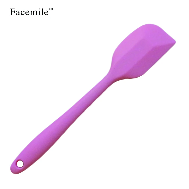 Facemile 1 шт. кухонный силиконовый крем для масла торта шпатель скребок смешивания